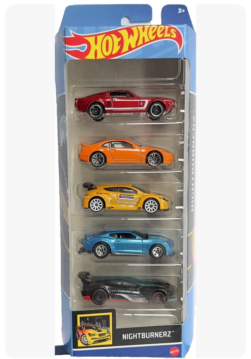 Hot wheels 5 pack nightburnerz on sale